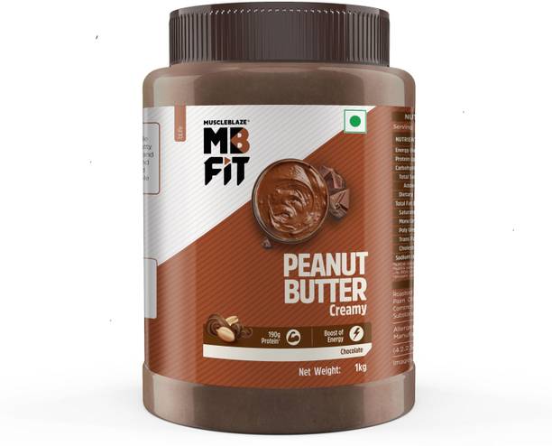 मसलब्लेज़ Chocolate Peanut Butter (Choco Silk Pack), Creamy, High Protein, Energy Booster 1 kg