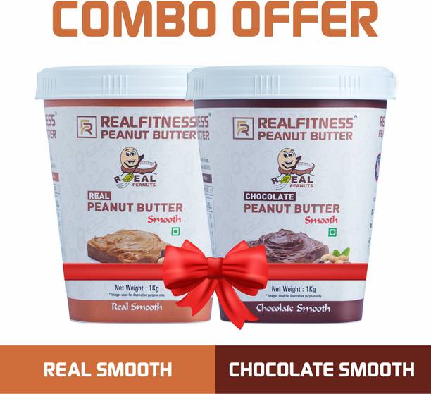 REALFITNESS PEANUT BUTTER Smooth Combo