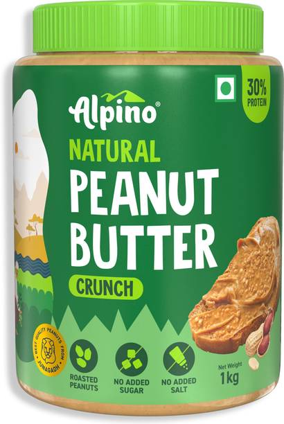 अल्पिनो Natural Peanut Butter Crunch Unsweetened 1 kg