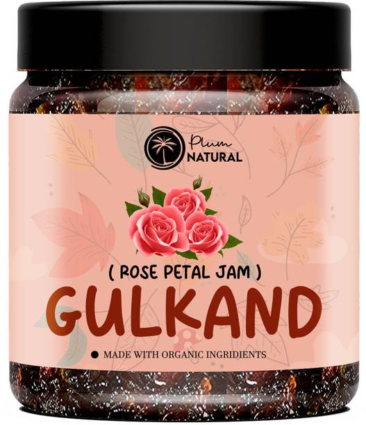 Plum Natural Gulkand | Rose Petal Jam Made with Mishri | Crytal Sugar