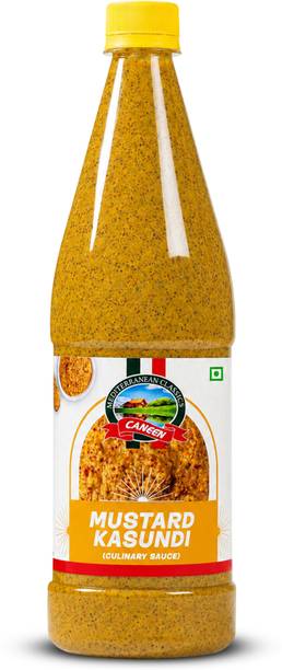 caneen Original Bengali Kasundi Mustard Sauce | Authentic Kasundi Dip | Sauce & Dip
