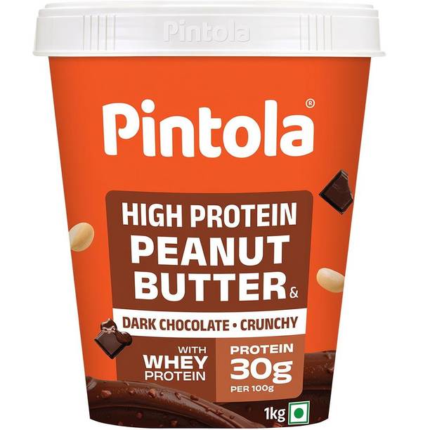 Pintola High Protein Peanut Butter Dark Chocolate (Crunchy)