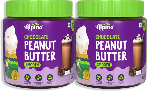 अल्पिनो चॉकलेट पीनट बटर स्मूथ है 800 g