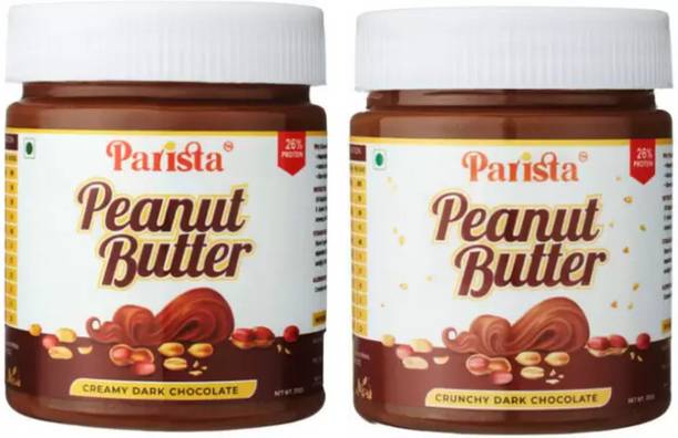 Parista Chocolate Peanut Butter Creamy|Chocolate Peanut Butter Crunchy
