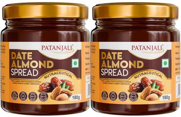 PATANJALI Date Almond Spread | No Refined Sugar | Delicious Nutrition for Kids
