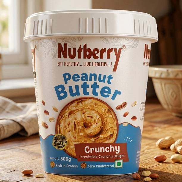 Nutberry Peanut Butter Crunchy in Bucket
