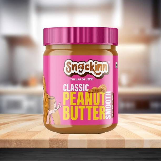 snackinn Classic Peanut Butter Smooth Creamy & and Healthy