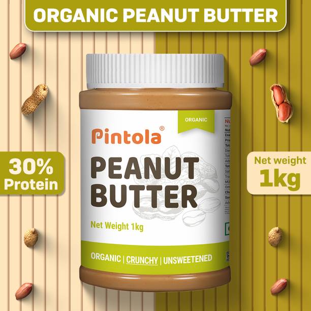 Pintola Organic Peanut Butter (Crunchy) (Unsweetened)
