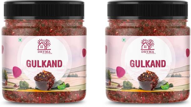 Dryma Natural & Organic Himalayan Gulkand - Rose Petals Jam | Rose Jam (2 * 400 g)