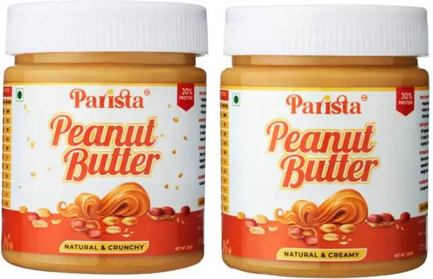 Parista Natural Peanut Butter Crunchy &Creamy |High Protein|High Fiber|No Cholestrol