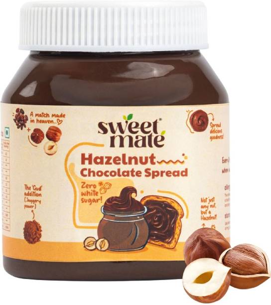Sweetmate Hazelnut Chocolate Spread - Sugar Free Sweetened with Jaggery and Pure Hazelnut