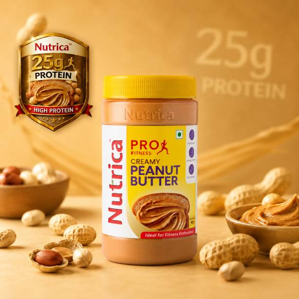Nutrica Pro-Fitness Creamy Peanut Butter | Creamy Texture | Roasted Peanuts