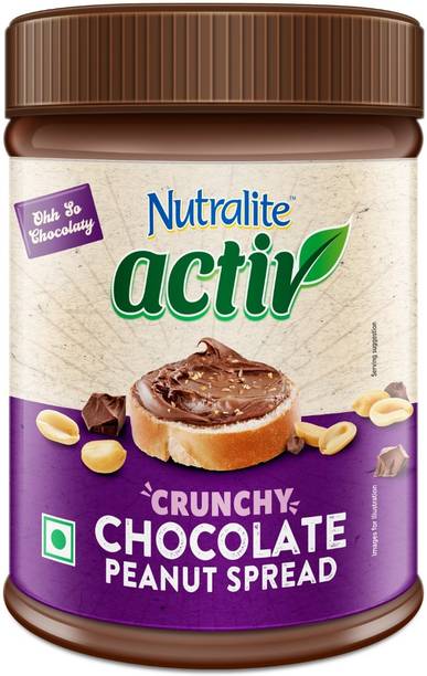 Nutralite Active Peanut Butter Natural Crunchy Chocolate Jar