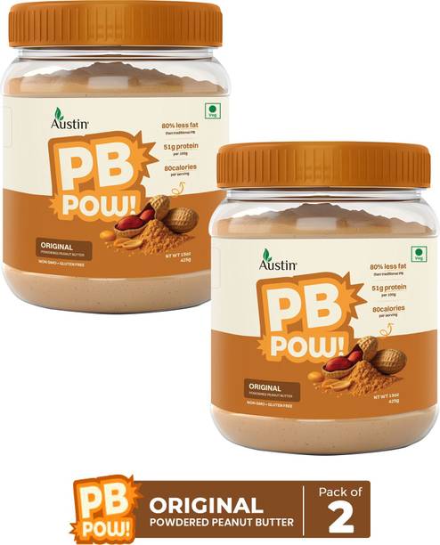 PBPow Original Peanut Butter Powder| Peanuts,Healthy Snacking | 432g Protein in