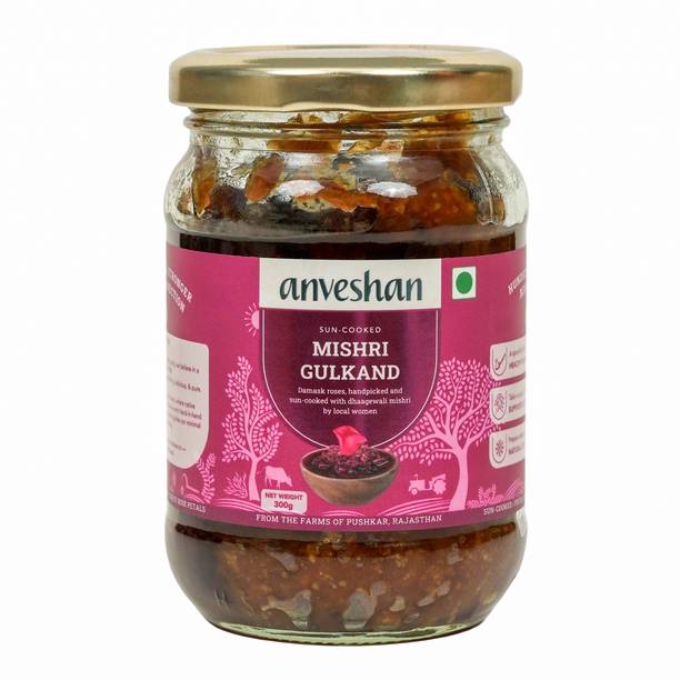 Anveshan Pure Mishri |Sun-Cooked Rose Petal Jam|Holi Thandai Mix