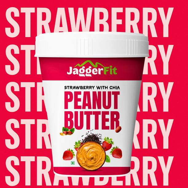 JaggerFit Strawberry Chia Peanut Butter 1Kg