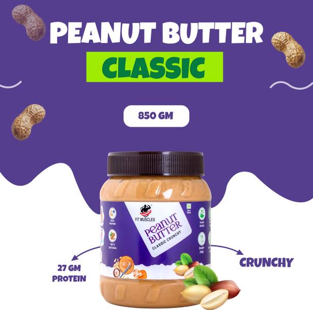 Fit muscles Classic Crunchy Peanut Butter Natural Cru...