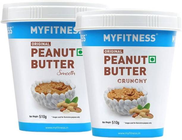 MYFITNESS PEANUT BUTTER Original Smooth & Crunchy | Combo