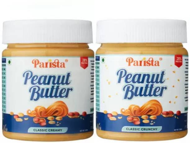 Parista Classic Peanut Butter Creamy| Classic Peanut Butter Crunchy