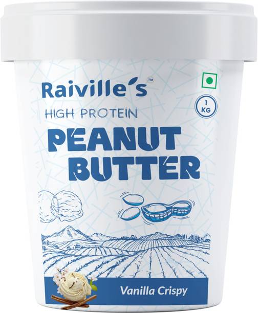 Raiville's Vanilla Flavour Crispy Peanut Butter Crunchy Spread