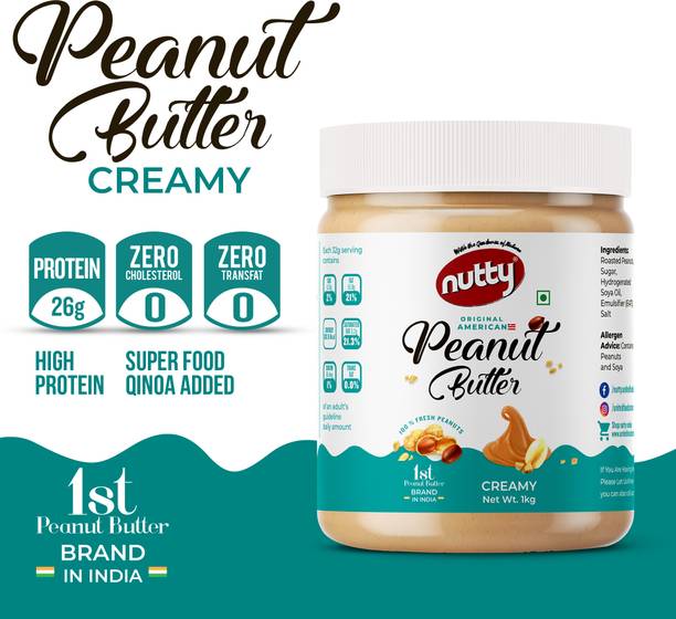 नट्टी Peanut Butter Creamy 1000 g