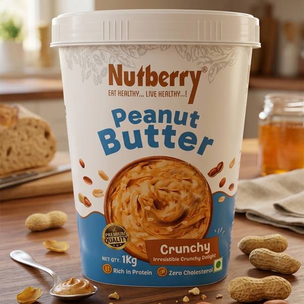 Nutberry Crunchy Peanut Butter 1kg