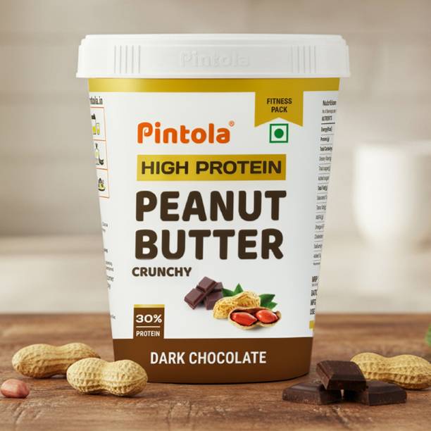 पिंटोला HIGH Protein Peanut Butter (Dark Chocolate) (Crunchy) 1 kg