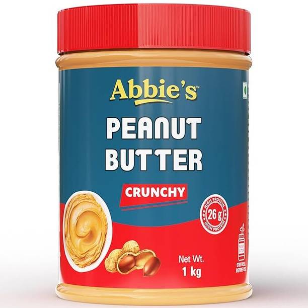 Abbie's Peanut Butter Crunchy| 100% Vegan | Zero Trans Fat | Zero Cholesterol