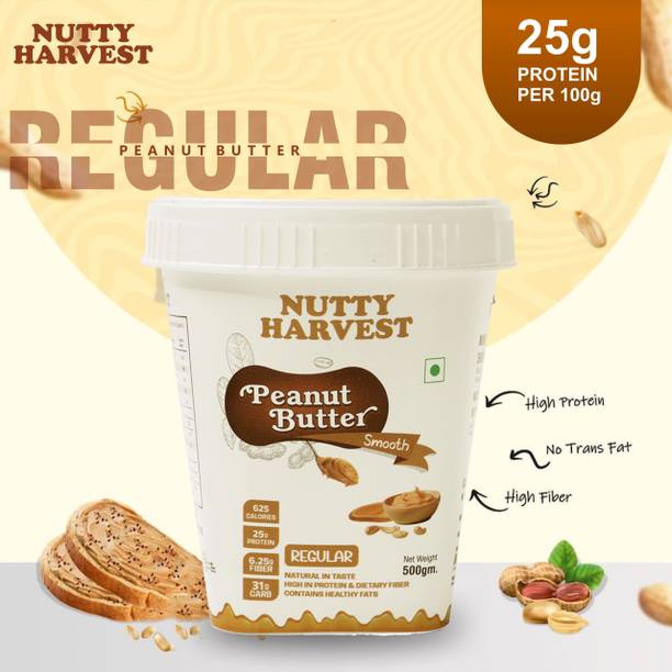 Nutty Harvest REGULAR PEANUT BUTTER - SMOOTH/CREAMY