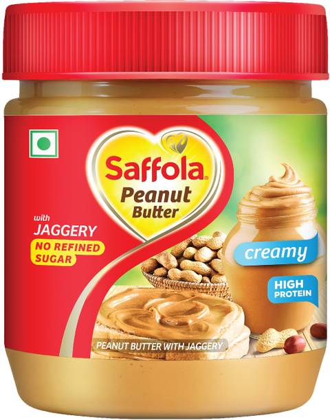 सफोला Peanut Butter with Jaggery, Creamy, High Protein, No Refined Sugar 350 g