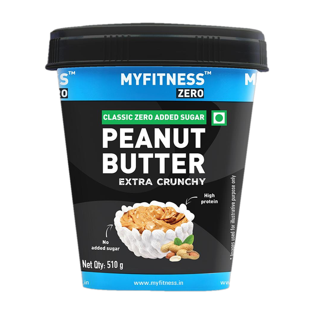 MYFITNESS Zero Classic Zero Added Sugar Peanut Butter Extra Crunchy