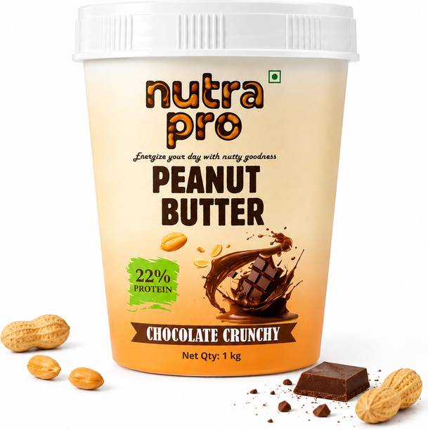 Nutra Pro Chocolate Crunchy Peanut Butter With High Protein