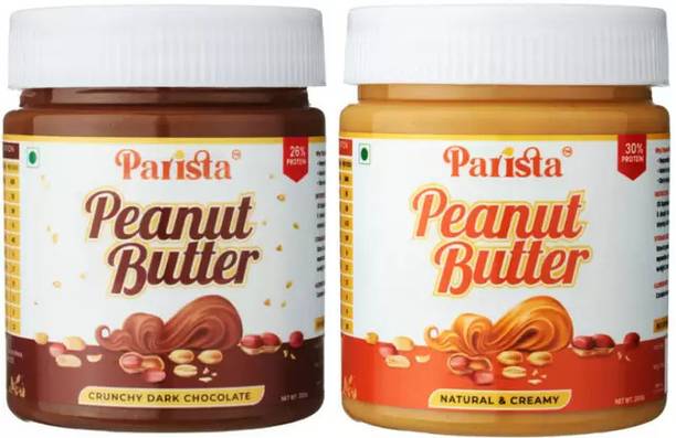 Parista Chocolate Peanut Butter Crunchy Creamy |High Protein|High Fiber|No Cholestrol