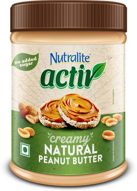 Nutralite Activ Peanut Butter, Plant based protein source, Natural Creamy
