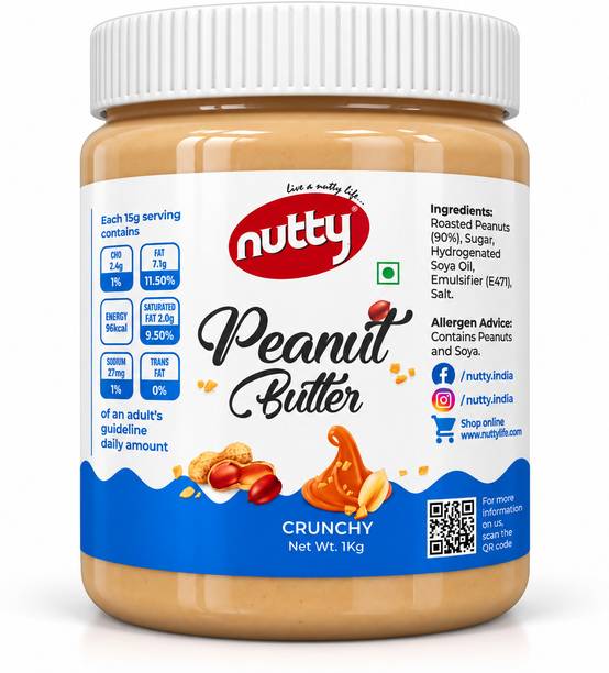 Nutty Natural Crunchy Peanut Butter (1000 g)