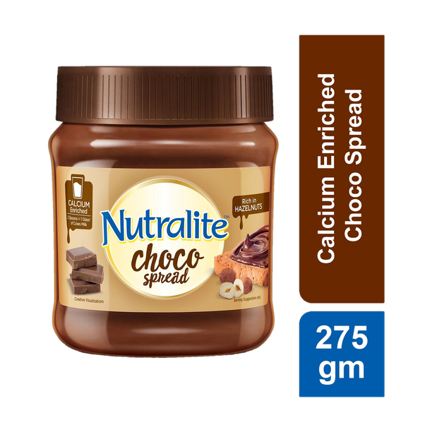 Nutralite Choco Spread| Enriched with Milk Calcium| Premium Chocolate and Real Hazelnuts
