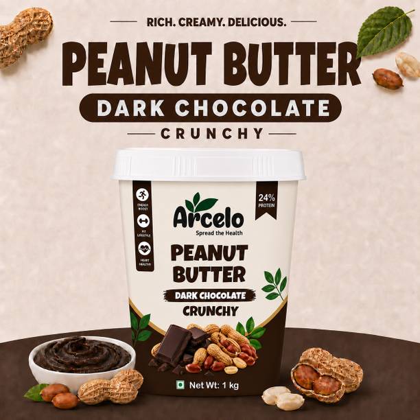 Arcelo Dark chocolate Crunchy Peanut Butter, 24g Protein