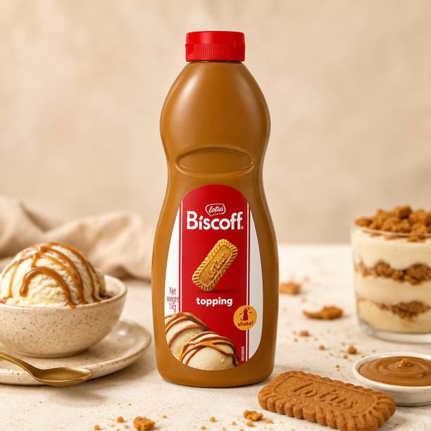 Lotus Biscoff Premium Caramelised Biscuit Dessert Topping Spread