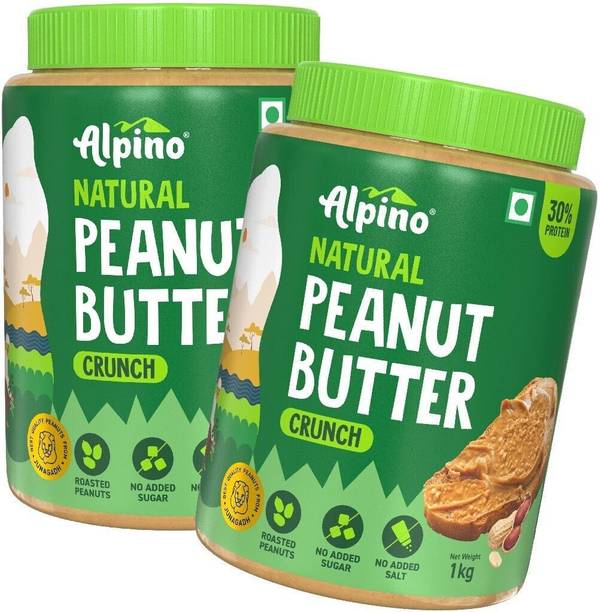 ALPINO Natural Peanut Butter Crunch Unsweetened