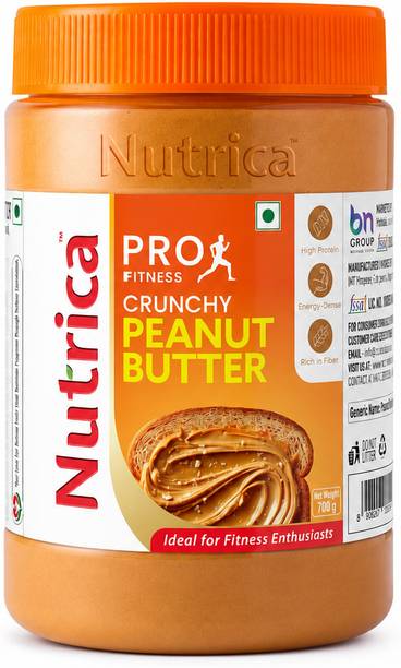 Nutrica Pro-Fitness Crunchy Peanut Butter | Crunchy Texture | Roasted Peanuts |