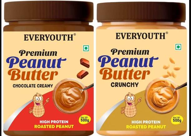 everyouth Peanut Butter Chocolate Creamy & Crunchy | 26g Protein,