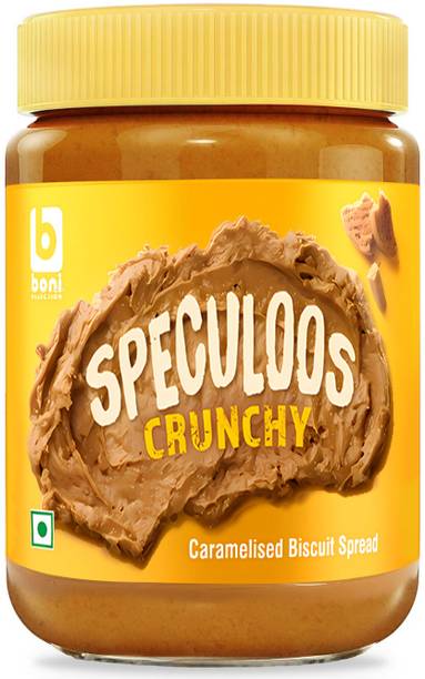 Boni Selection Speculoos Crunchy | Caramelised biscuit spread | protein-rich ingredients  (400 g)