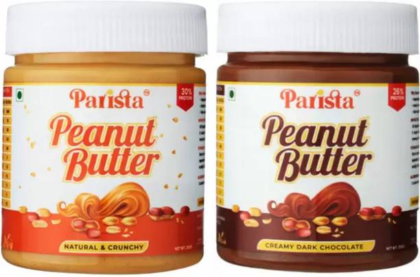 Parista Natural Peanut Butter Crunchy|Chocolate Peanut Butter Creamy