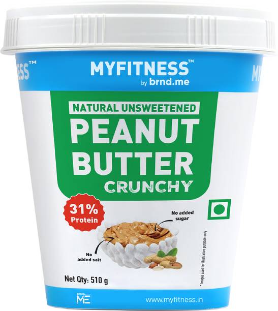 MYFITNESS All Natural Unsweetened Peanut Butter Crunchy