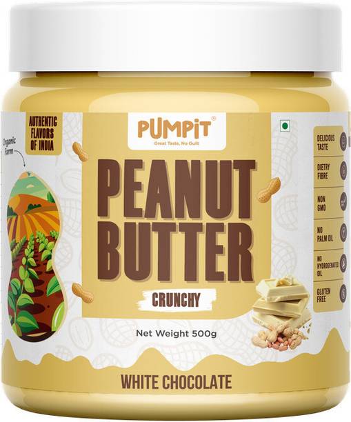 PUMPIT Peanut Butter White Chocolate Zero Cholesterol ( Crunchy )