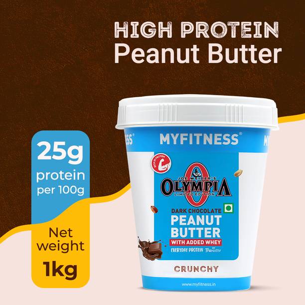 माइफिटनेस High Protein Dark Chocolate Peanut Butter (Crunchy) 1 kg