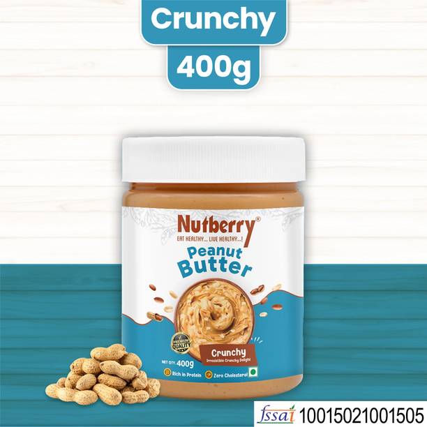 Nutberry Peanut Butter Crunchy 400gm