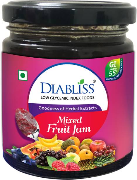 DiaBliss Mixed Fruit Jam with Low GI Sugar Free from Chemical Sweetener