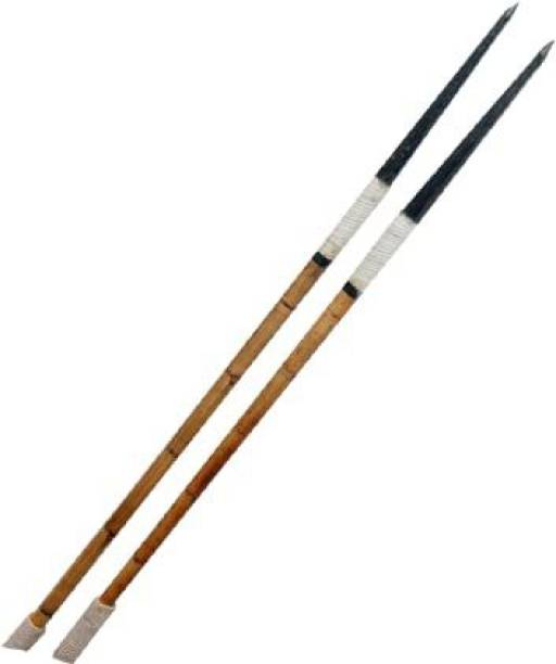 gymfreak Pack of 1 Bamboo Javelin for Practice 8 Ft. Aluminium tipped Javelin for Boys, Girls, Men, Women