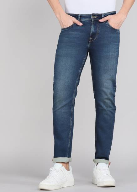 KILLER Men Slim Mid Rise Blue Jeans